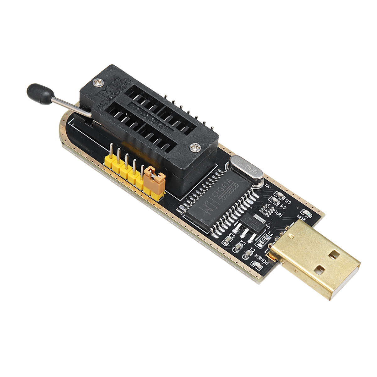 CH341A 24 25 Series EEPROM Flash BIOS USB Programmer + SOIC8 SOP8 Clip Adapter Module - 0.04kg