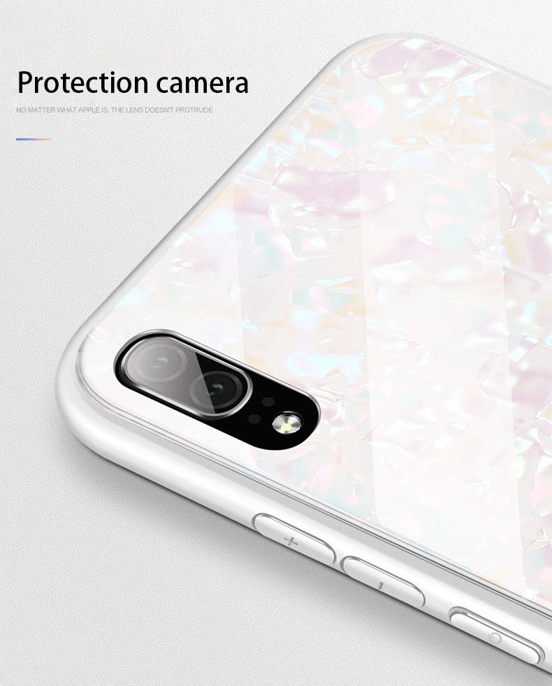 Bakeey Shell Glossy Tempered Glass Soft Edge Protective Case for Huawei P20/ Huawei nova 3e/ P20