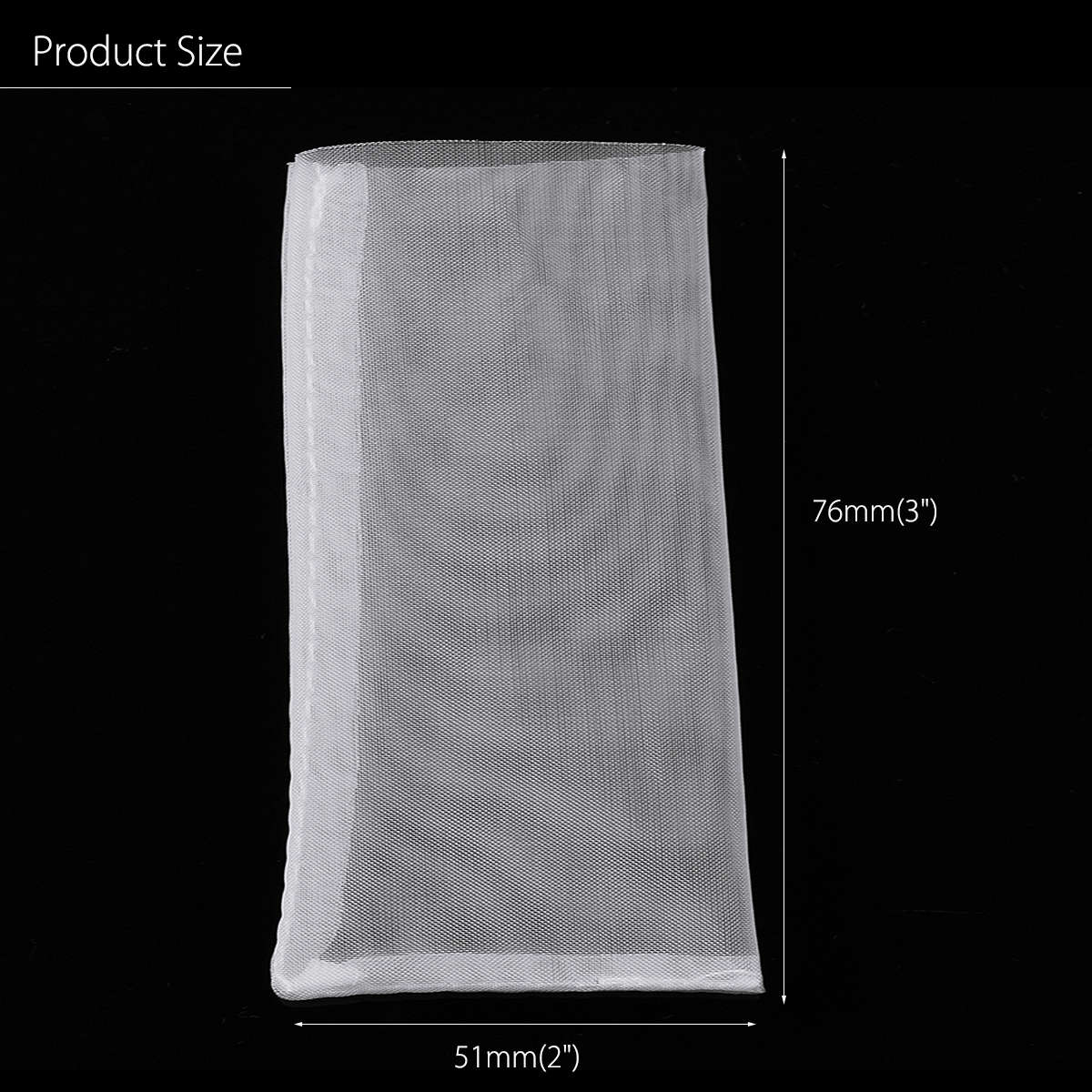 20Pcs 160u 2`` x 3`` Reusable Rosin Press Filter Tea Bags Nylon Mesh Micron Screen Rosin Bag
