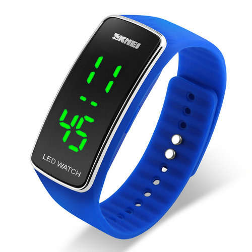 SKMEI 1119 LED Digital Watch Outdoor Activity Silicone Strap Children Sport Watch