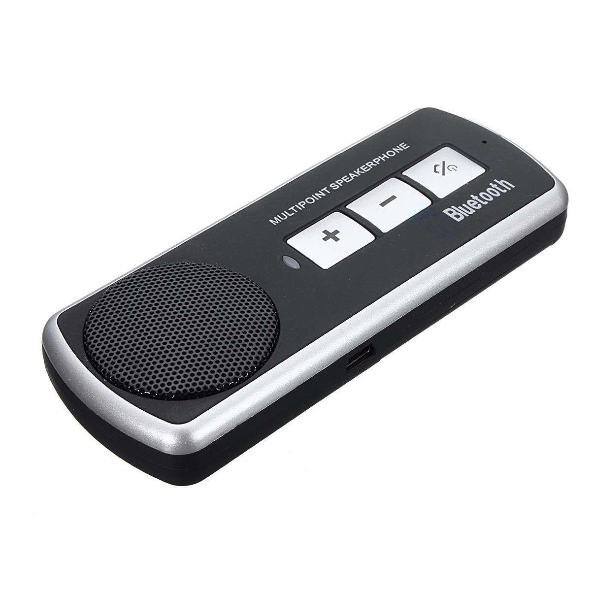 Wireless Bluetooth Car Kit Hands Free Speaker Phone Visor Clip For iOS Android