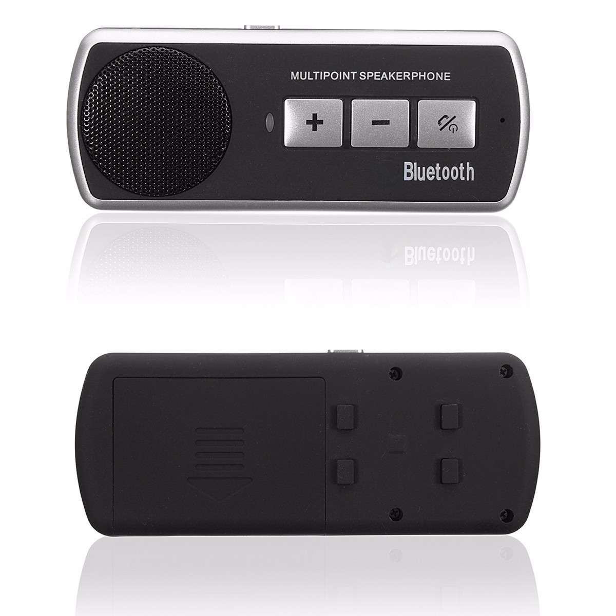 Wireless Bluetooth Car Kit Hands Free Speaker Phone Visor Clip For iOS Android