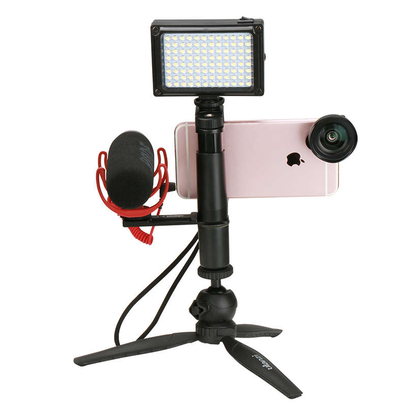 Ulanzi F-mount Smartphone Handheld Stabilizer Video Rig Grip Handle Mount Phone Holder with Strap