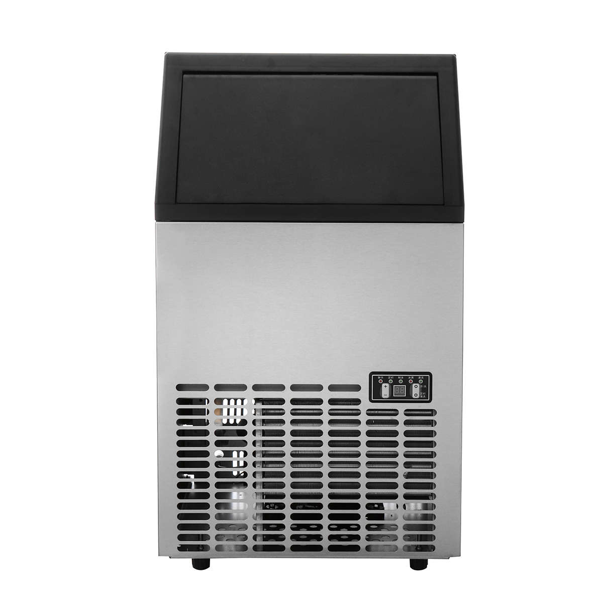 55kg/24hr Stainless Steel Commercial Ice Maker Ice Machine Icemaker Ice Making Tools Equipment