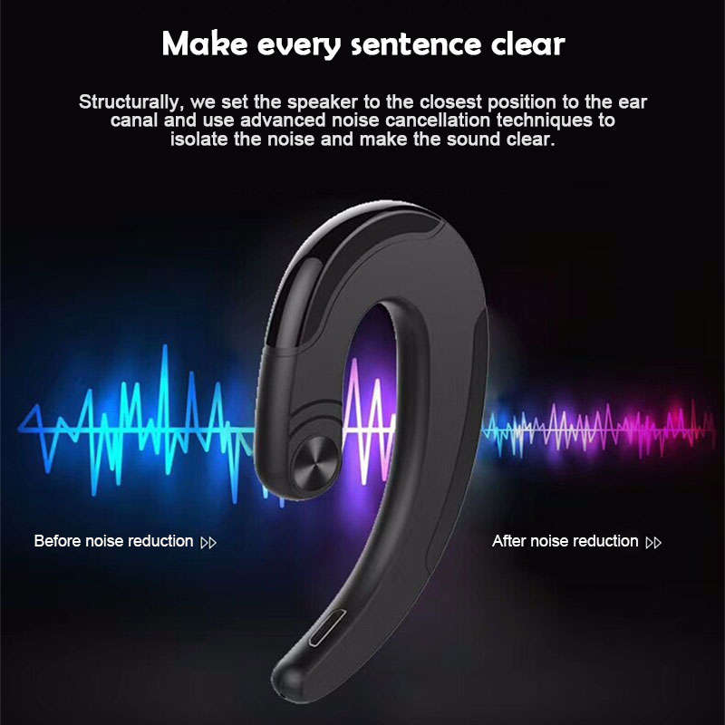 Losence Q25 Earhooks Wireless Bluetooth Earphone HiFi Portable Waterproof Noise Cancelling