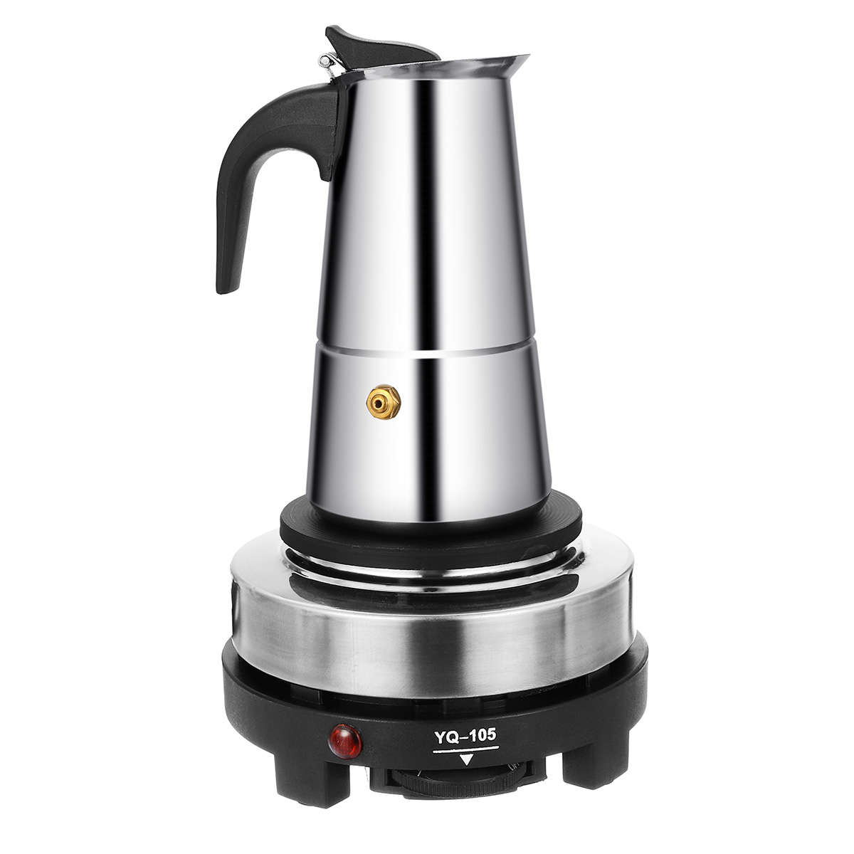 100/200/300/450ML Stainless Steel Moka Espresso Maker Pot Filter Coffee Cook