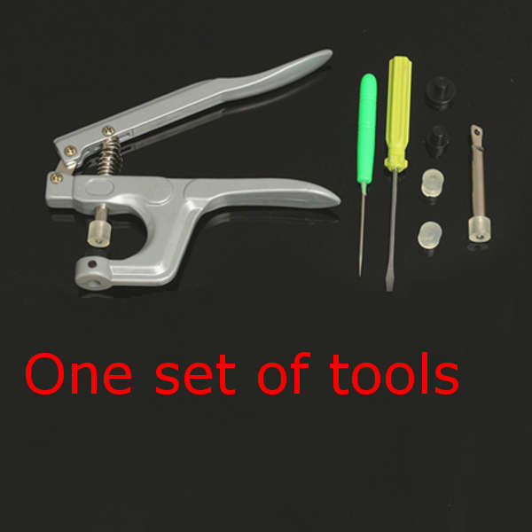 150Pcs/Set Plastic Resin T5 Fastener Snap Kam Buttons Pliers Kit DIY Crafts