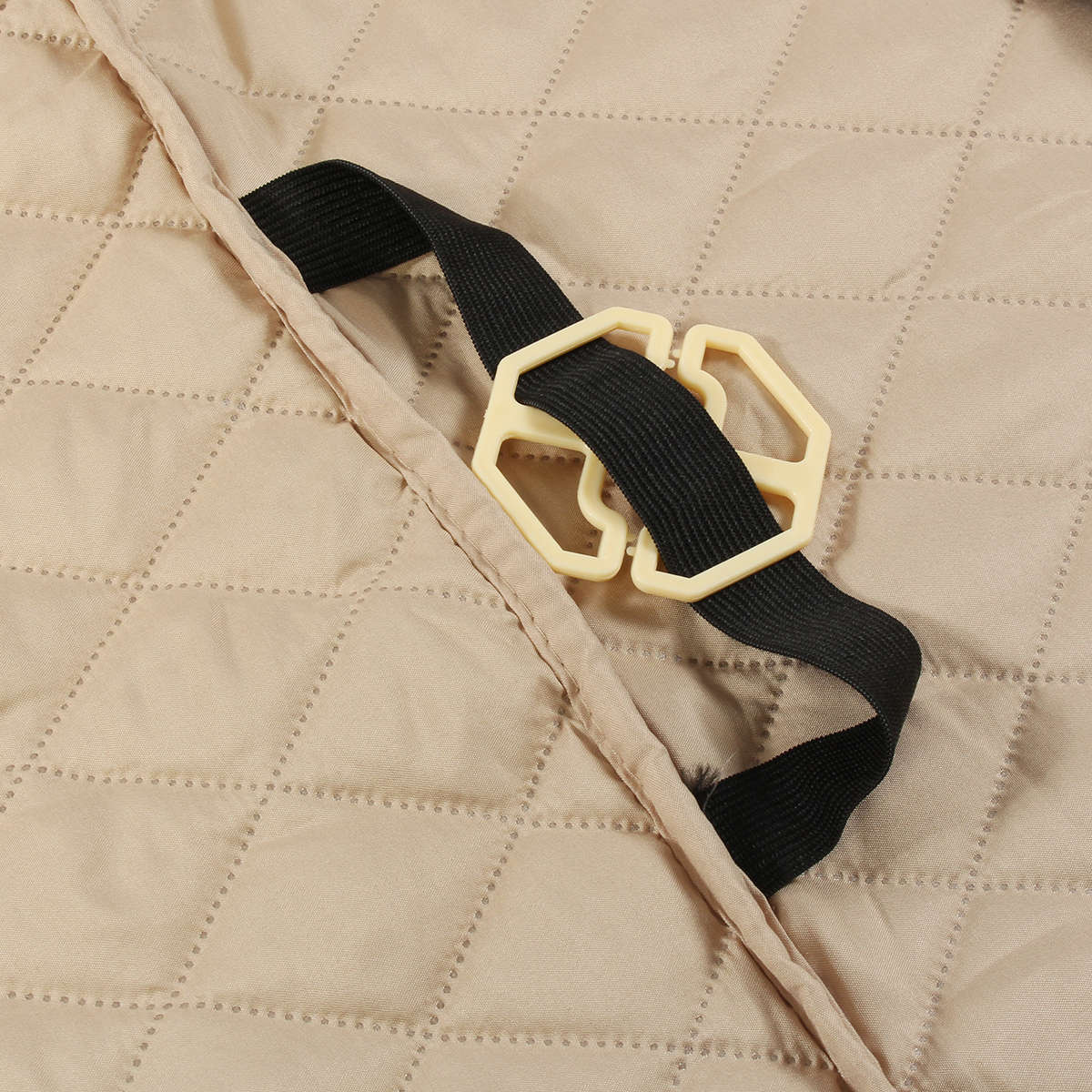 Khaki Pet Sofa Couch Protective Cover Removable W/Strap Waterproof 3 Seater Carpet