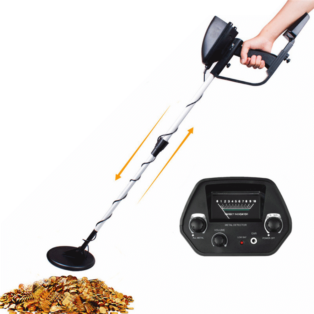 0 Professtional Underground Metal Detector Adjustable Gold Detectors T