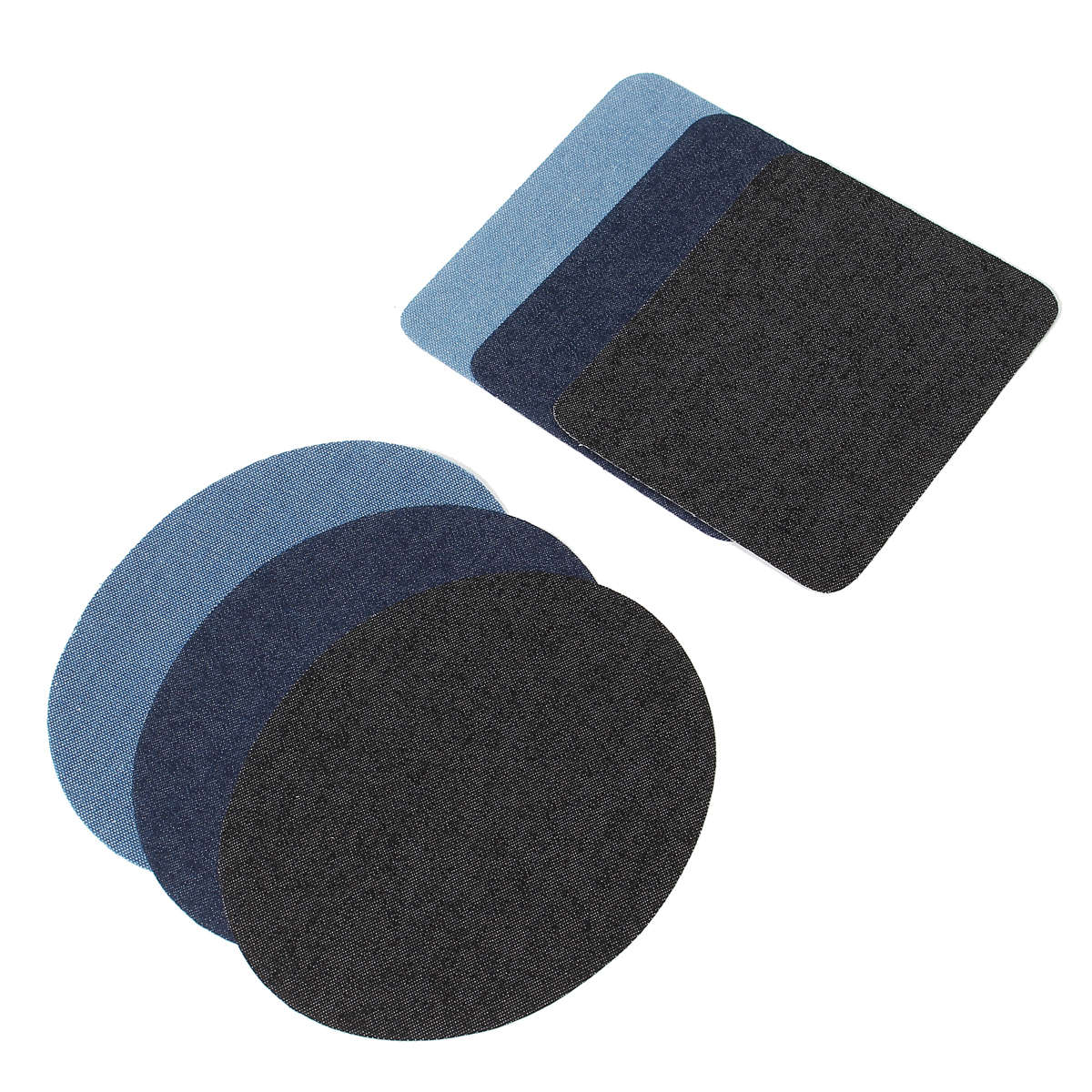 12Pcs Assorted Iron on Jeans Denim/Twill/Cotton Patches Repair Tool Elbow Knee Patch Sewing