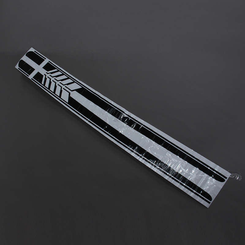 A PairGloss Black Auto Side Skirt Car Stickers AMG Edition 507 Racing For Mercedes Benz C Class W204
