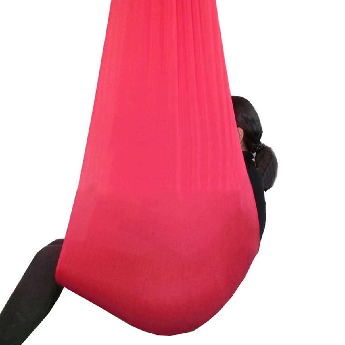 Up To 80kg Capacity Therapy Swing Autism ADHD Aspergers Sensory Cuddle Hammock Indoo... (COLOR: RED)