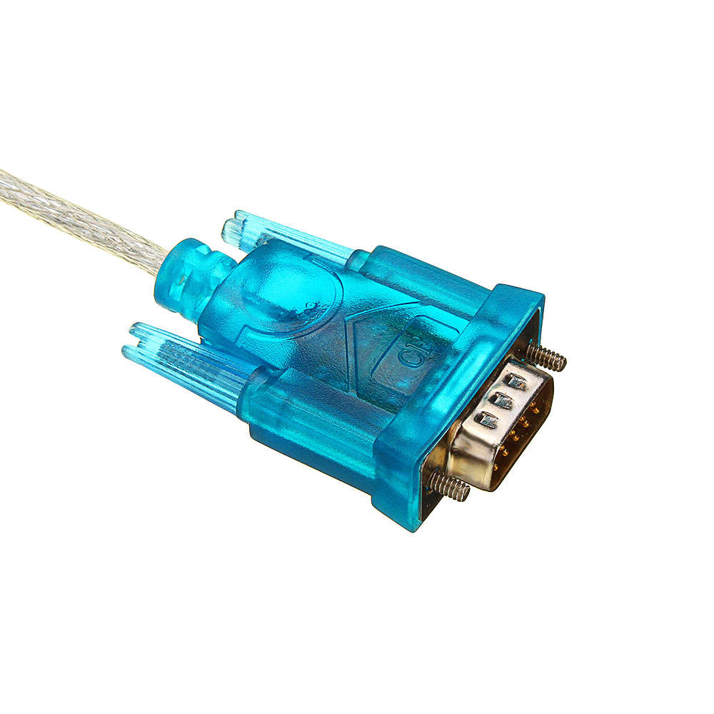 Translucent USB To RS232 Serial 9 Pin Converter Cable Adapter