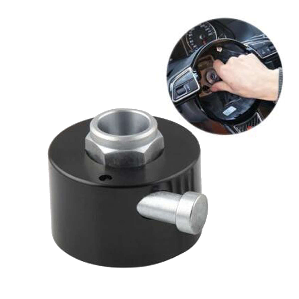 Universal Car Steering Wheel Quick Release Disconnect Hub 3/4" Shaft Aluminum