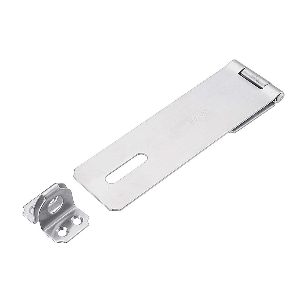 n 304 Stainless Steel Safety Hasps Heavy Duty Gate Bolt Latch Buckle A