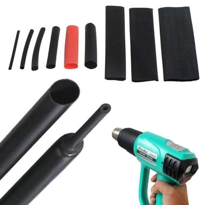 164Pcs Polyolefin Shrinking Assorted Heat Shrink Tube Wire Cable Insulated S