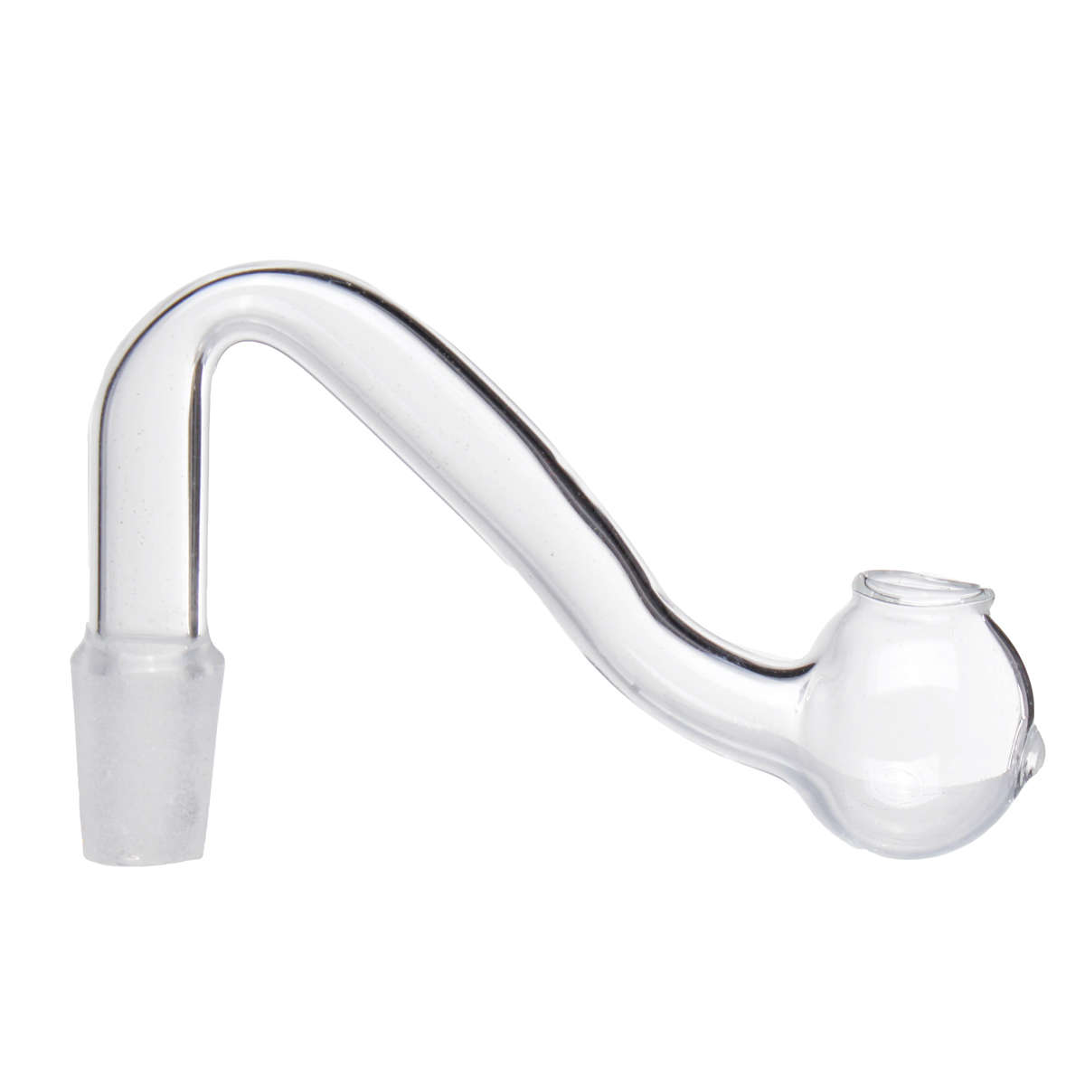 7 Inch Clear Glass Bong Pipe Bottle Water Cup Glassware Crafts Accessories