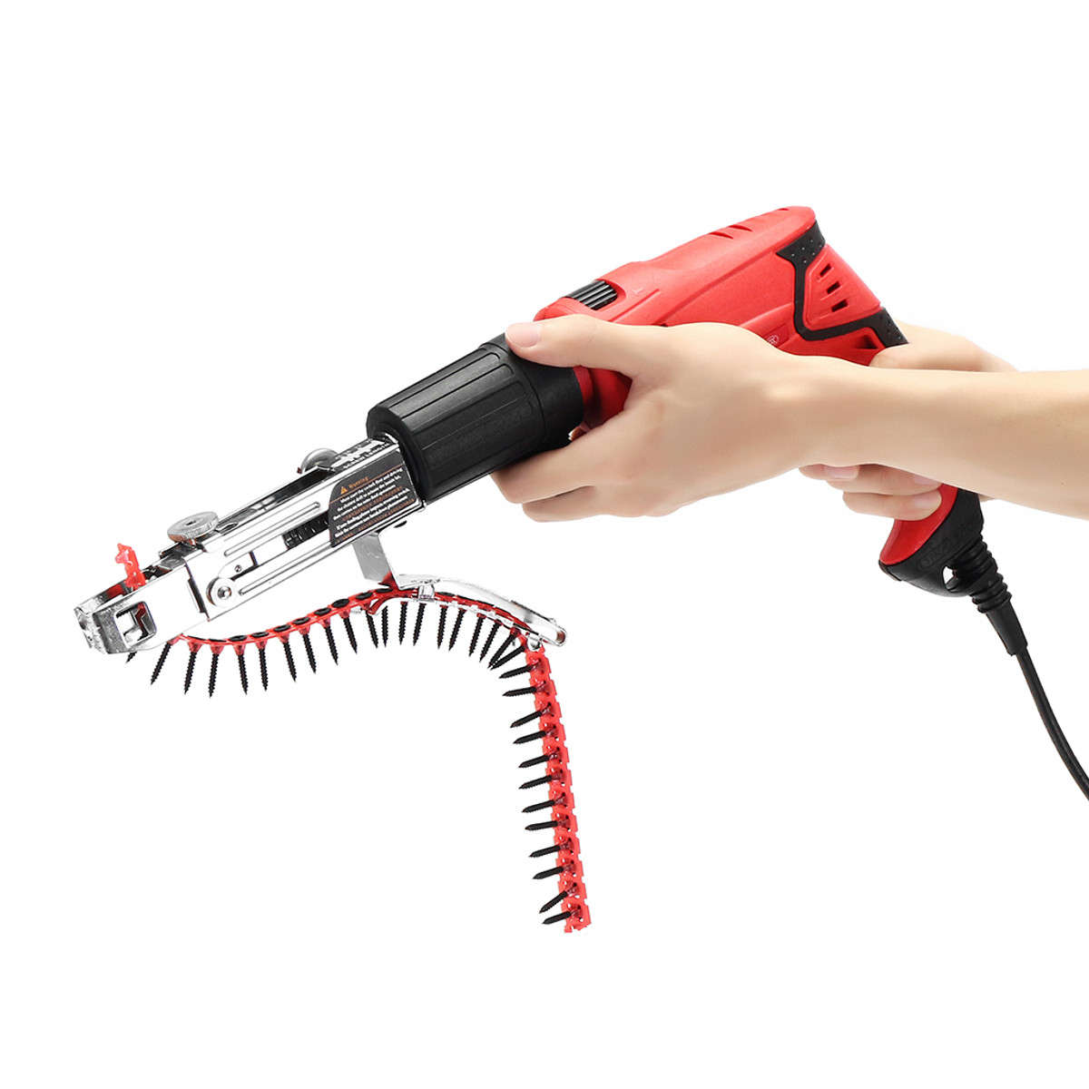 ro Automatic Chain Nail Gun Adapter Screw Gun for Electric Drill Woodw