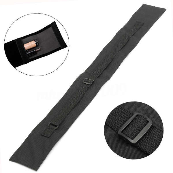 45 Inch (115cm) Black Pool Cue Bag for 3/4 Billiard Stick Storage