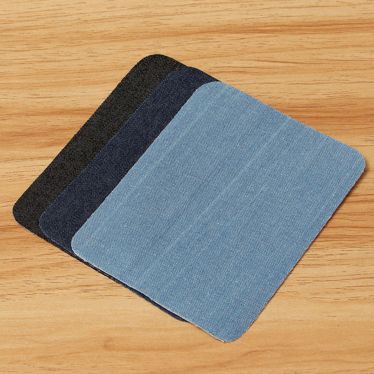 12Pcs Assorted Iron on Jeans Denim/Twill/Cotton Patches Repair Tool Elbow Knee Patch Sewing