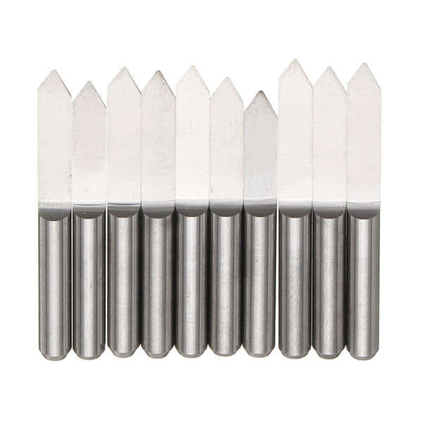60 Degree 0.3mm Tip 3.175mm Carbide PCB Engraving Bits End Mill Cutter