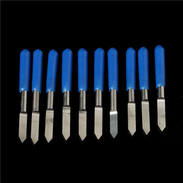 60 Degree 0.3mm Tip 3.175mm Carbide PCB Engraving Bits End Mill Cutter