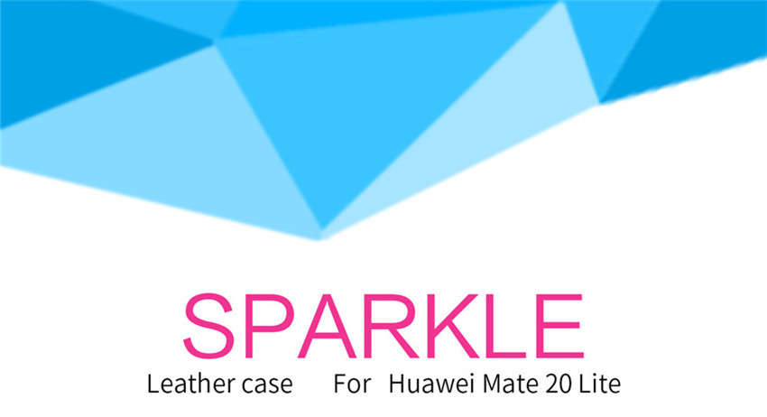 NILLKIN Flip Shockproof PU Leather Full Body Cover Protective Case for Huawei Mate 20 Lite - 0.08kg