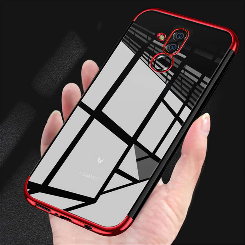 Bakeey Transparent Plating Shockproof Back Cover Protective Case for Huawei Mate 20 Lite Maimang 7