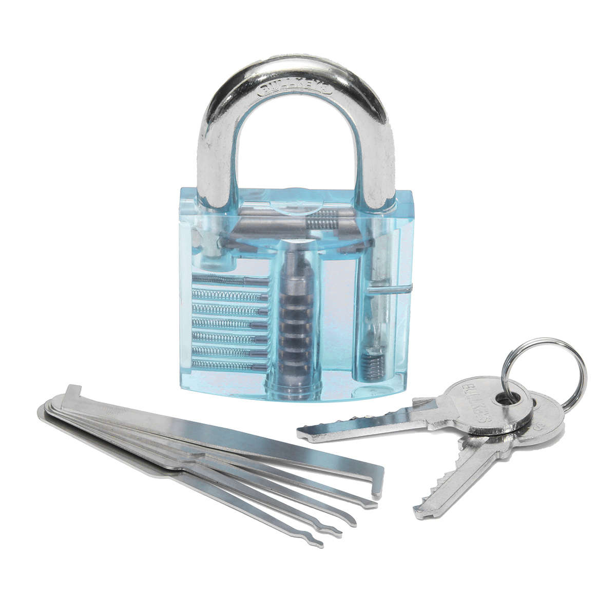 Transparent Unlocking Lock Pick Set Practice Padlock Lockpicking Skills