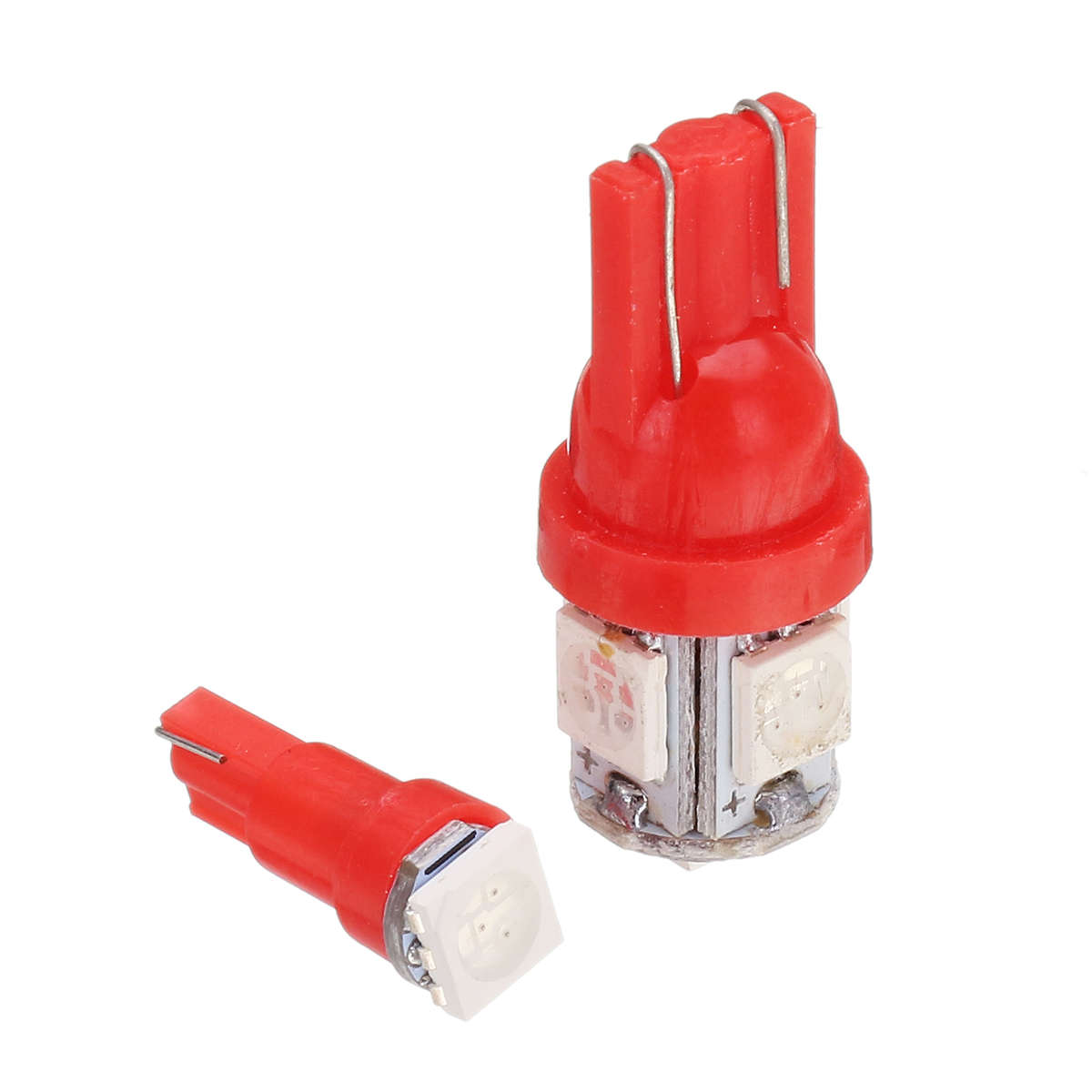 Set 25pcs T5 5050 1SMD 10pcs T10 5050 5SMD LED Car Side Marker Lights Wedge Reading Instrument Bulbs