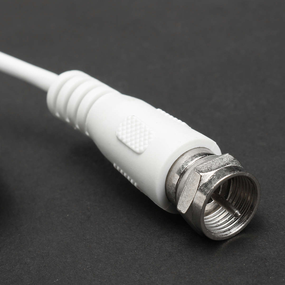 1080P USB Digital Indoor TV Antenna 50 Miles Range Signal Amplified HDTV White - 0.22kg