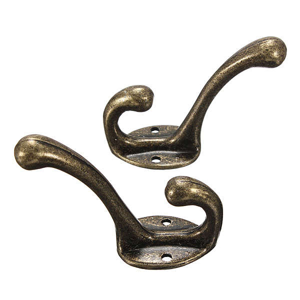 Victorian Cast Iron Hook Coat Hat Tie Wrought Iron Wall Hooks