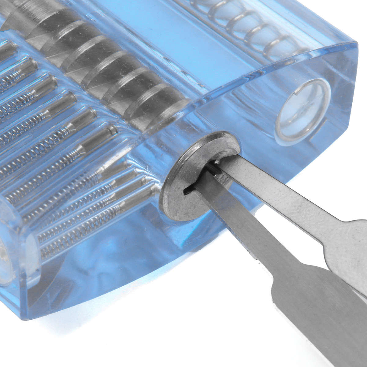 Transparent Unlocking Lock Pick Set Practice Padlock Lockpicking Skills