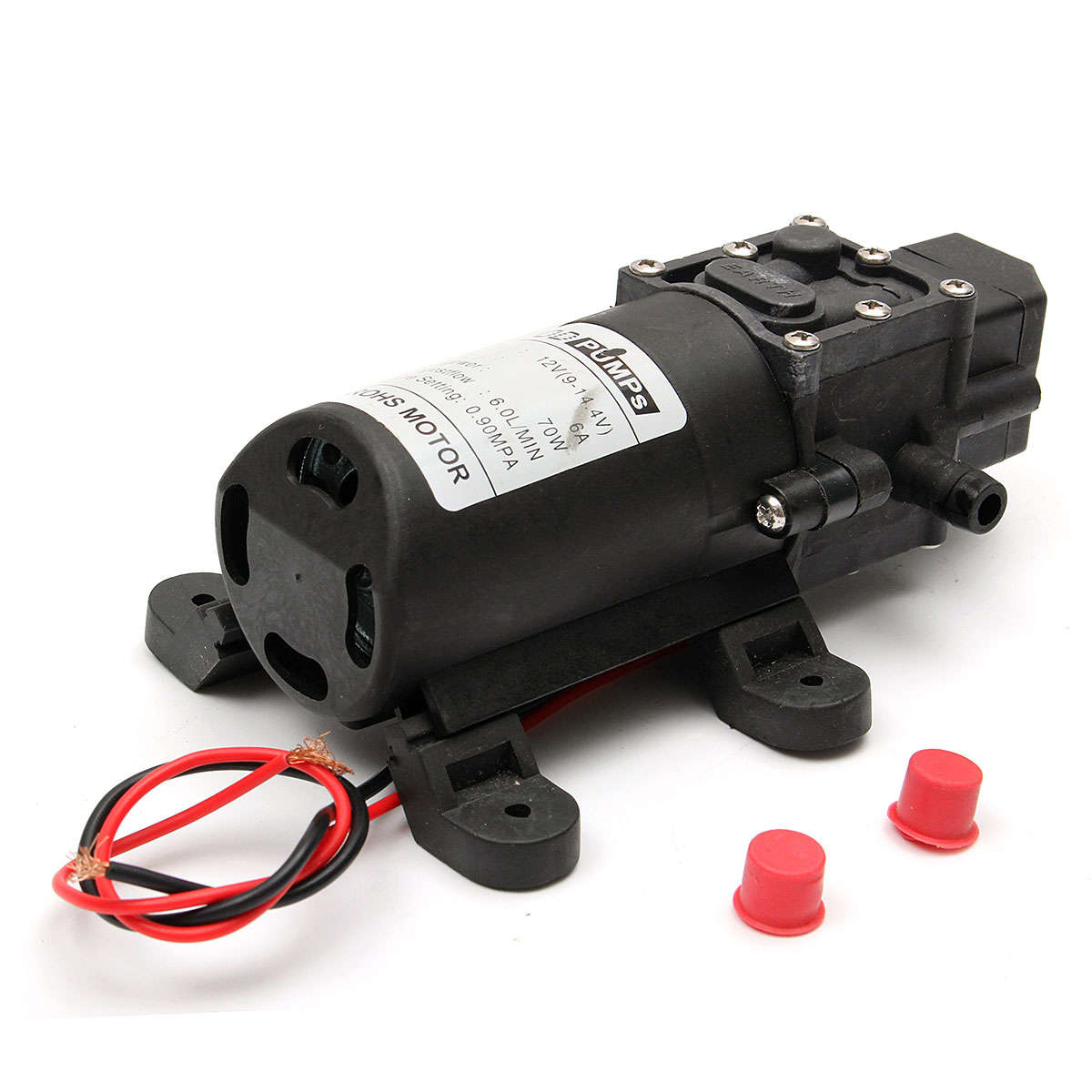 Water High Pressure Diaphragm Pump Caravan Boat DC12V