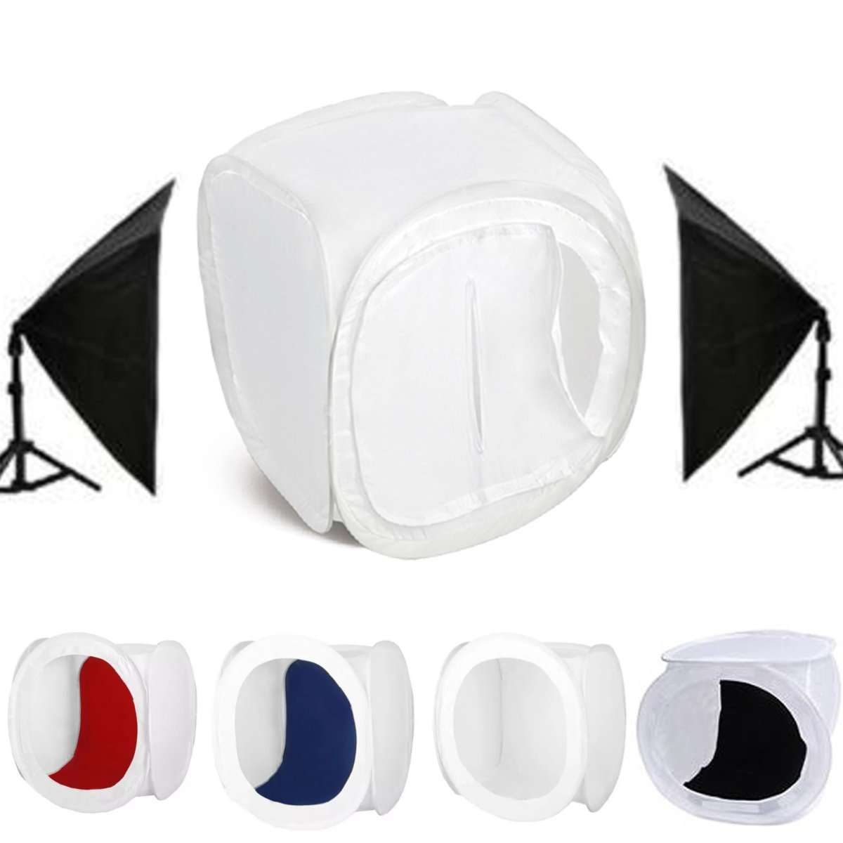 30x30x30cm Portable Photo Studio Photography Light Box Lighting Shooting Tent Backdrop - 0.22kg
