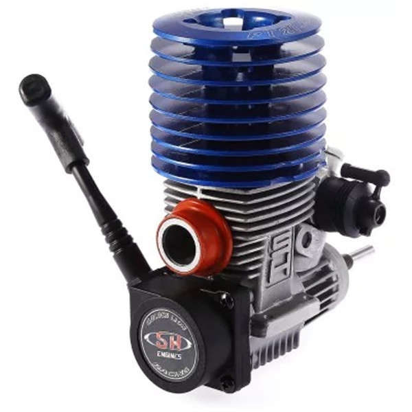 SH 21 Rear Exhaust M21-P3 3.48cc 2-Stroke Engine with Pull Starter for HSP Redcat 1:8 RC Nitro Car