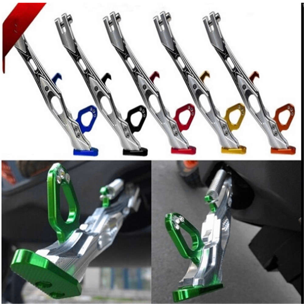 280mm CNC Motorcycle Kickstand Kick Foot Side Stand Scooter Street Standard For Land Rover