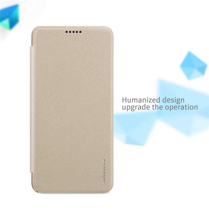 NILLKIN Flip Shockproof PU Leather Full Body Cover Protective Case for Huawei Mate 20 Lite - 0.08kg