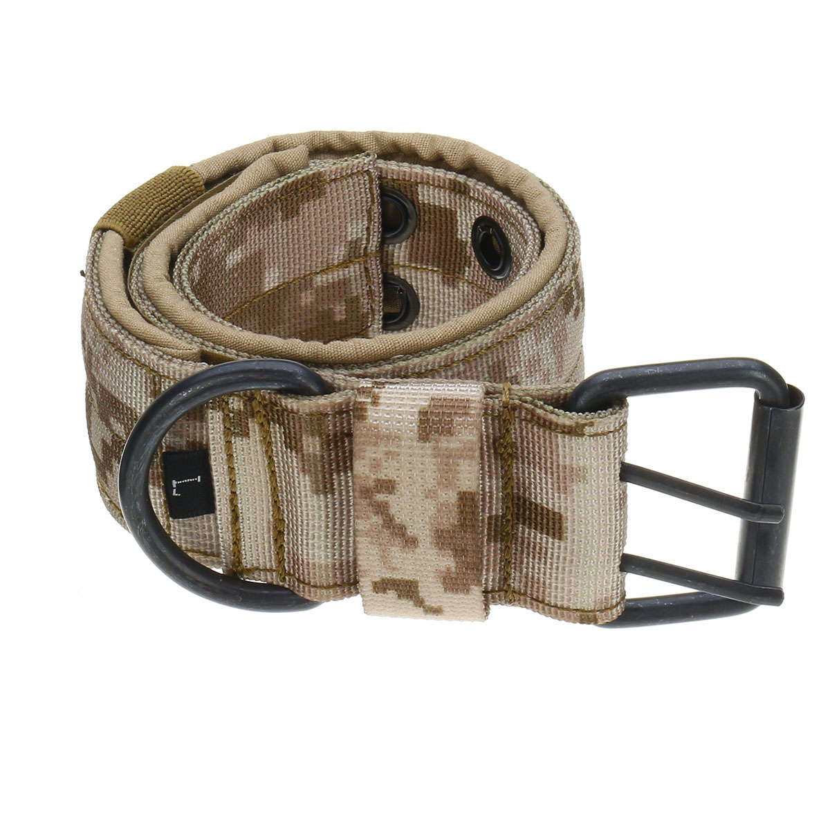 ical Military Adjustable Dog Training Collar Nylon Leash w/Metal Buckl