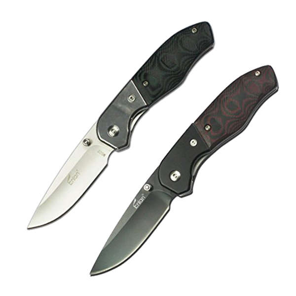 Enlan M022 170mm 8CR13MOV Stainless Steel Blade Micarta Handle Mini Folding Knife Outdoor Army Knife