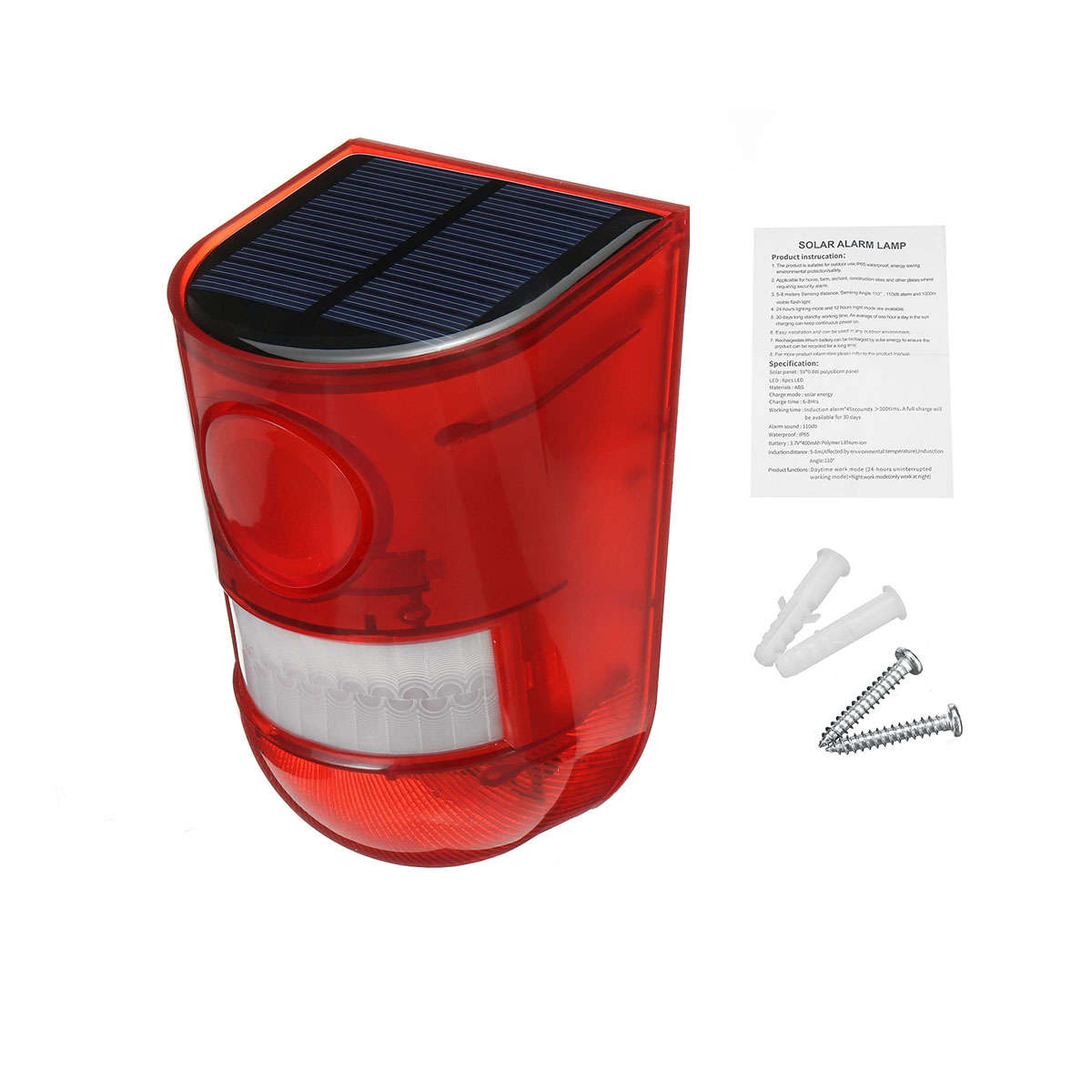 Bulk From 6///Solar Alarm Lamp