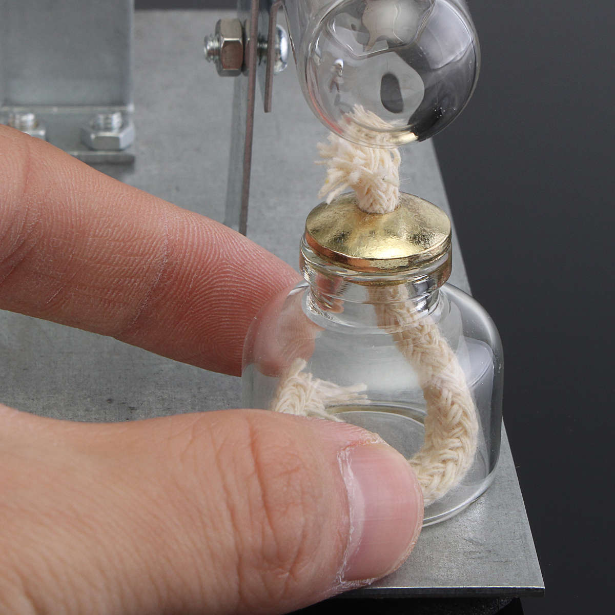 Mini Hot Air Stirling Engine Model Engine Model DIY Science Toy