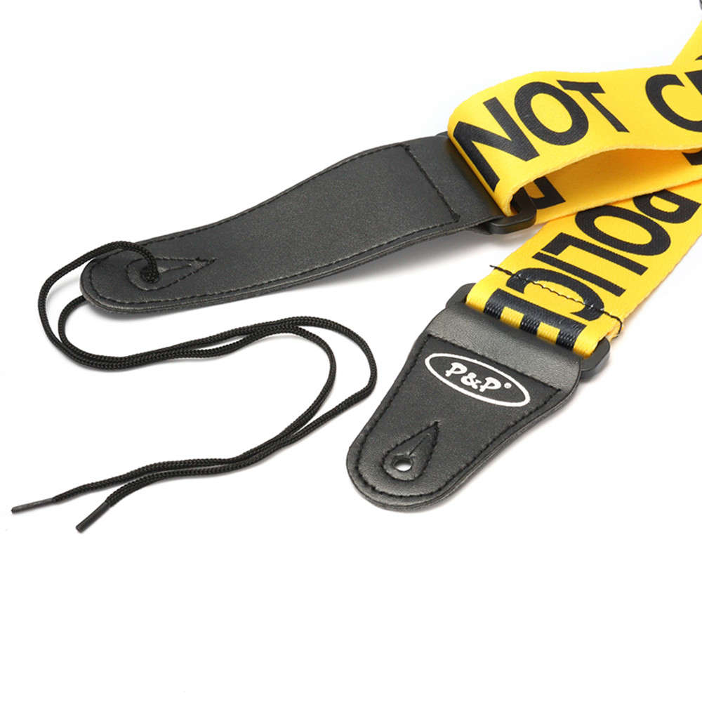 Zebra Fully Adjustable Polyester Guitar Belt Guitar Strap with PU Leather Ends for Guitar Parts