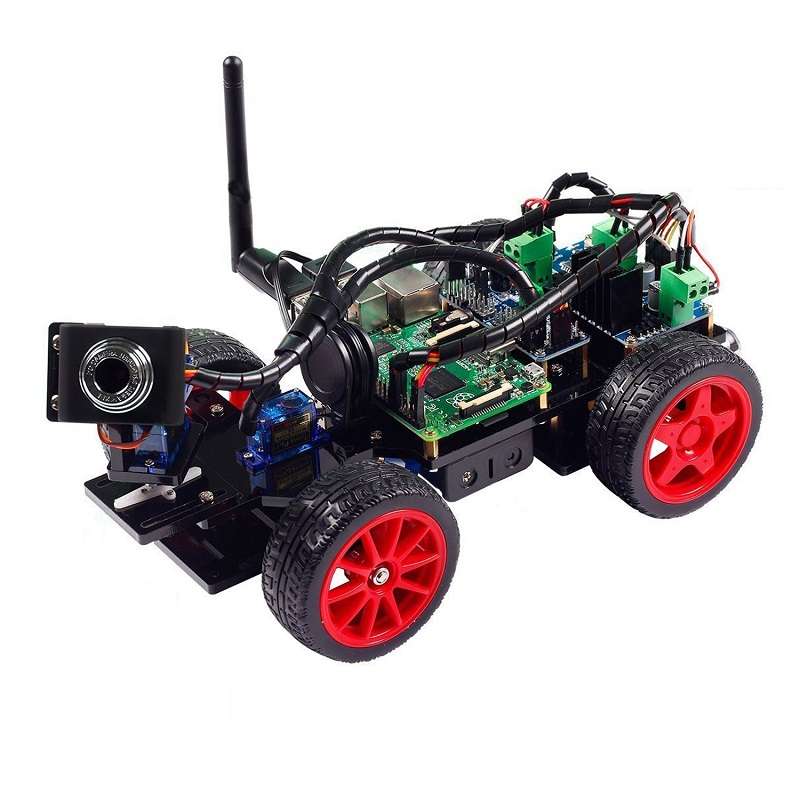 Sunfounder TS0248 Smart Remote Control Video Car Kit for Raspberry Pi with Android App