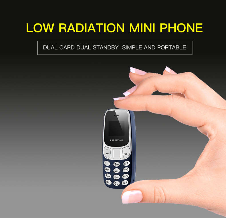L8Star BM10  0.66'' OLED 350mAh Wireless Bluetooth Dialer Dual SIM Dual Standby Mini Card Phone -