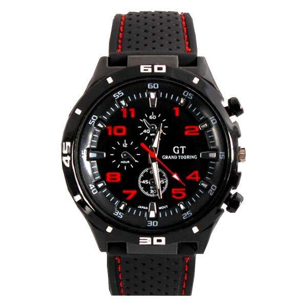 GT 54 GRAND TOURING Silicone Band Quartz Analog Sport Watch