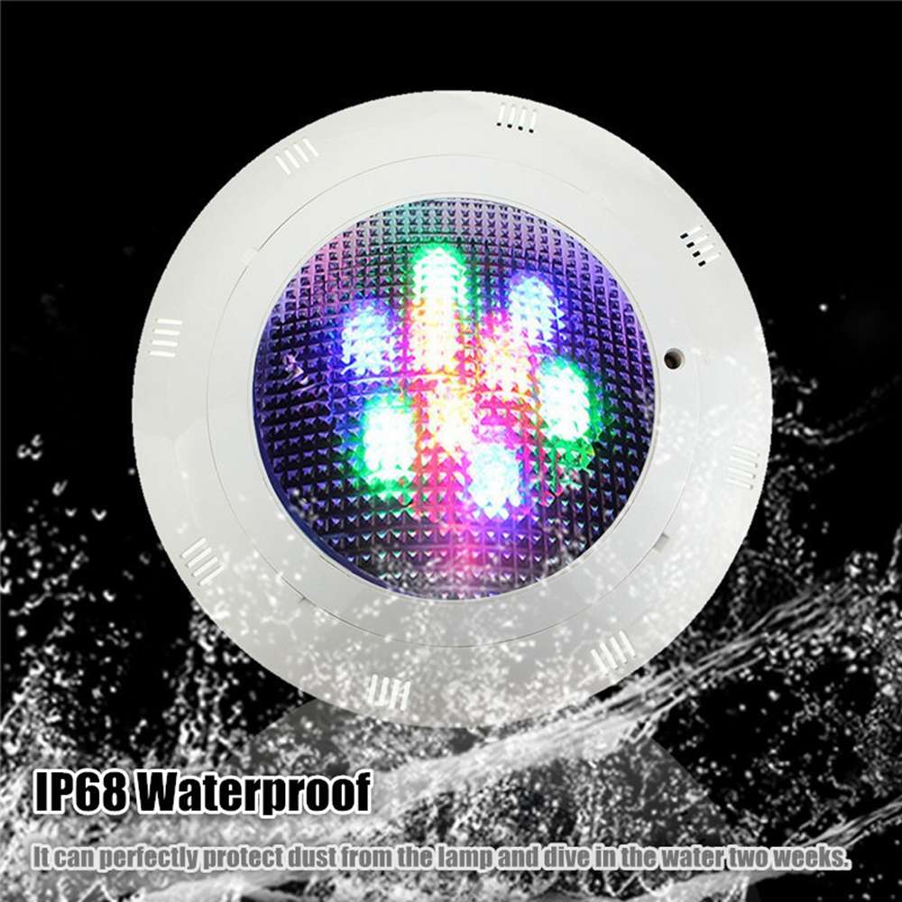 18W RGB LED Swimming Pool Light Underwater Waterproof Remote Control Wall Mounted Night Light