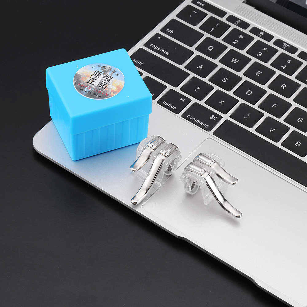 Game Controller Shooter Gaming Six Finger Aiming Fire Trigger Button Handle L1R1 for PUBG Mobile