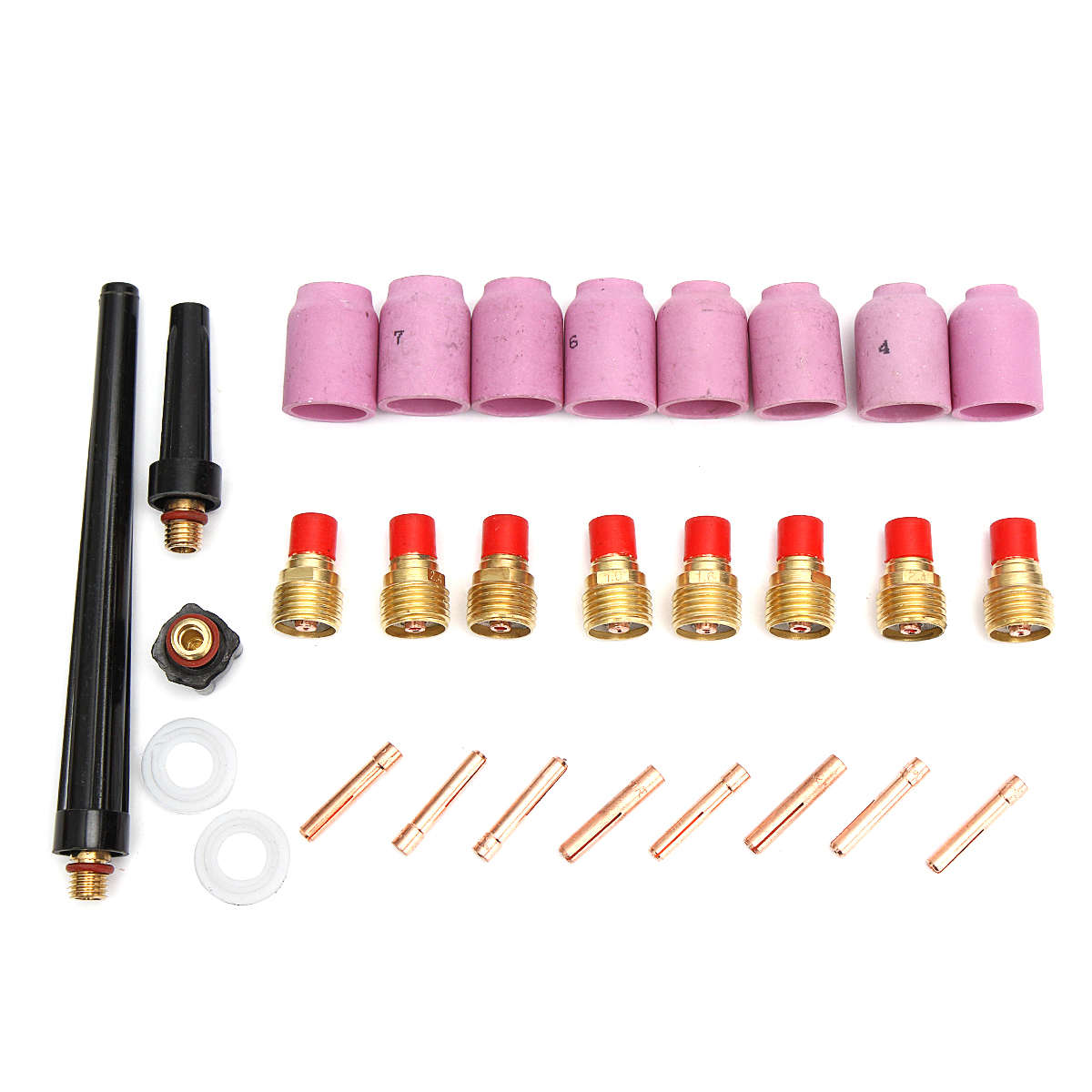 WP9 20 25 Torch Tig Welding Gas Lense Cup Collet Kit with Back Caps