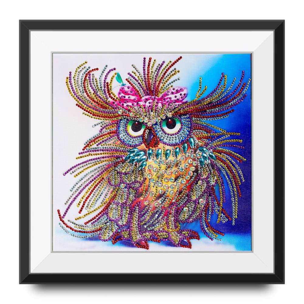 New 5D DIY Owl Pictures Diamond Paintings Beautiful Diamond Painting Cross Stitch Animals Decor